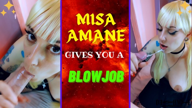 POV - MISA AMANE GIVES YOU A BLOWJOB - CUT VERSION - pornogivi.com